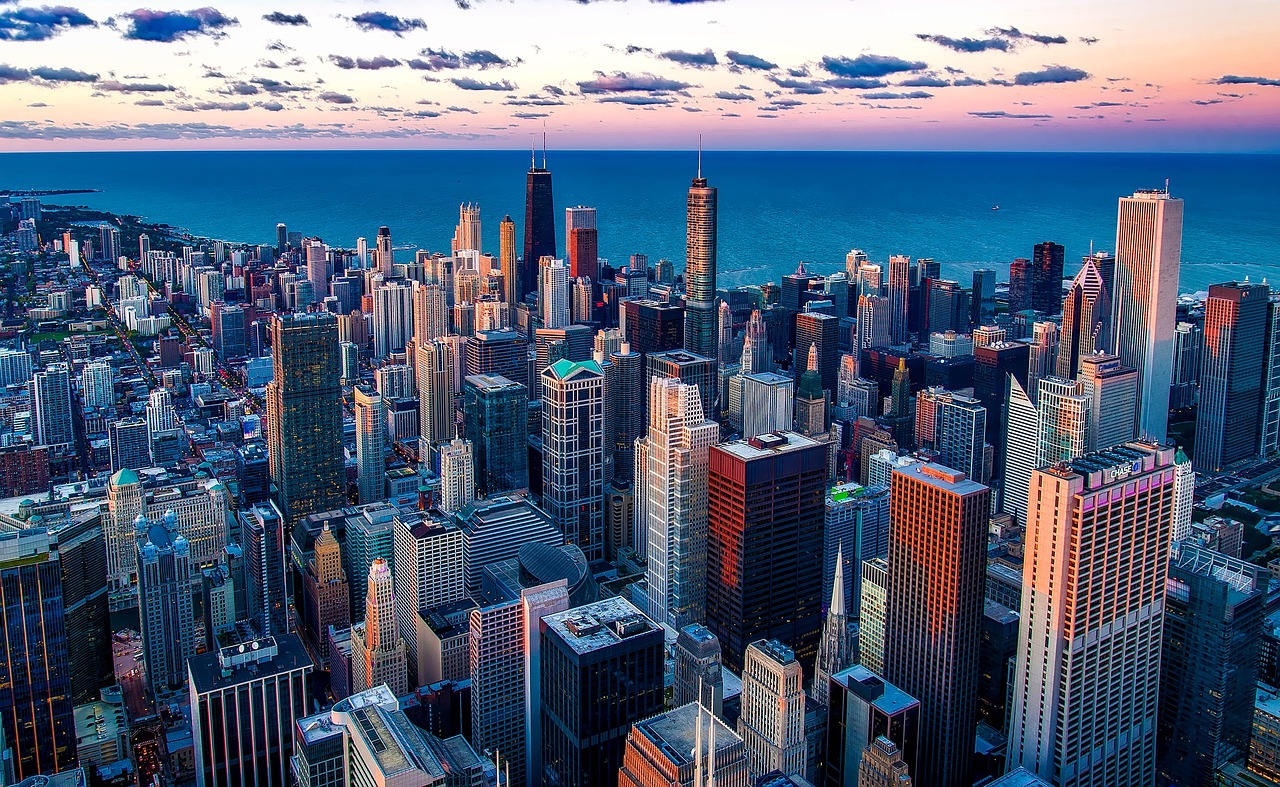 chicago, nature, illinois, lake michigan, water, skyscraper, urban, building, downtown, architecture, structure, midwest, blue city, blue water, blue building, blue lake, chicago, chicago, chicago, chicago, building, building, building, building, building