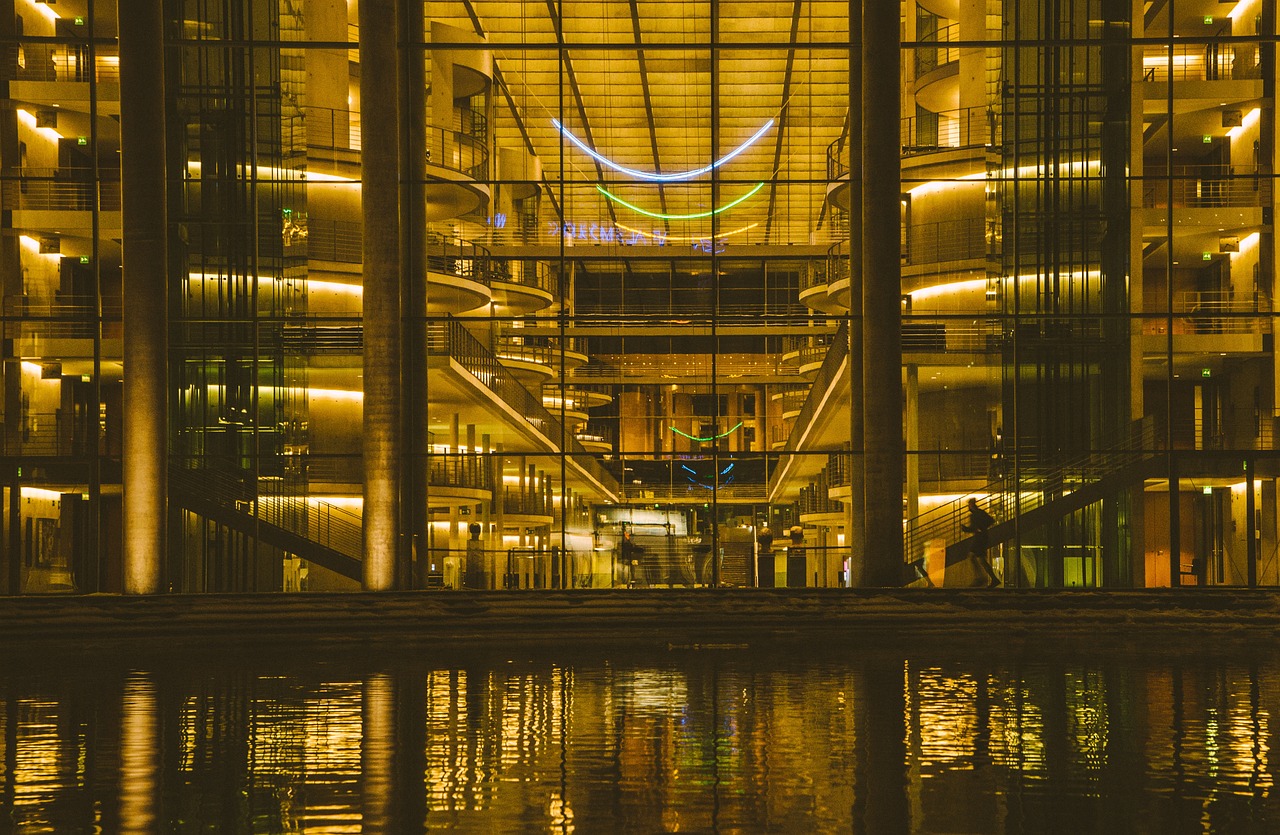 architecture, facade, glass, building, eve, water, hotel, condominium, hotel, nature, hotel, hotel, hotel, hotel