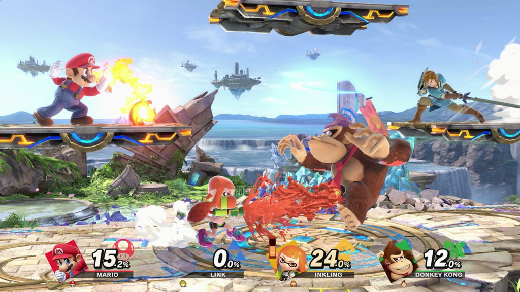 Fighting genre of mario games