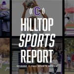 Hilltop Sports Report graphic featuring 2022 Cornell Rams fall sports.