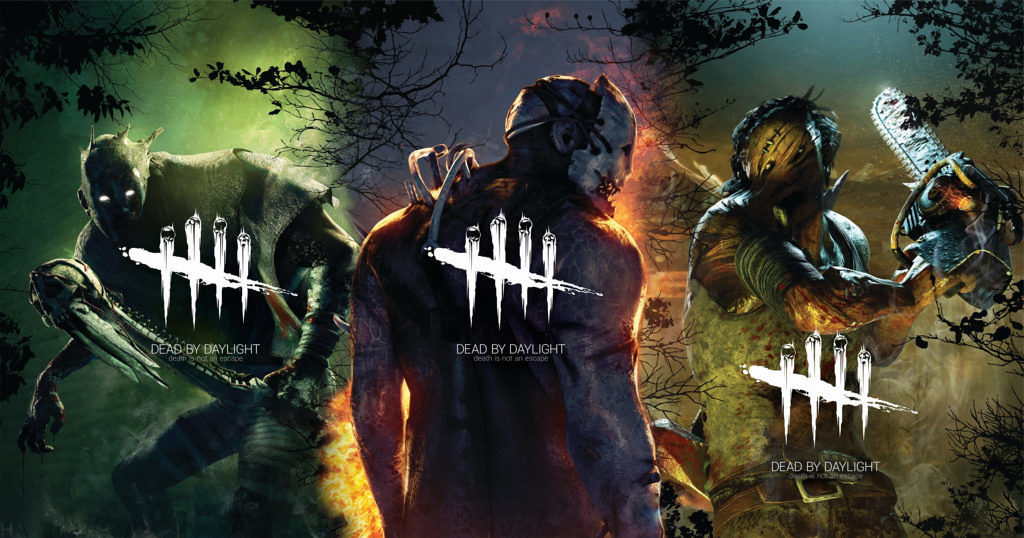 Some rather spooky promotional art showcasing some of the earliest killers in Dead by Daylight