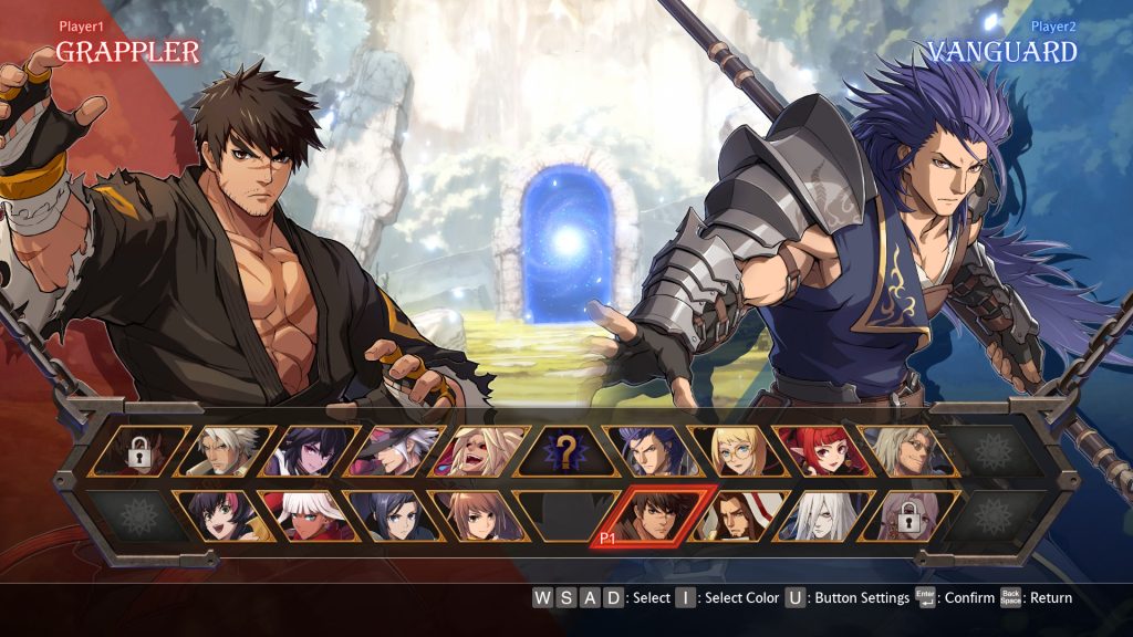 The character select screen from DNF Duel