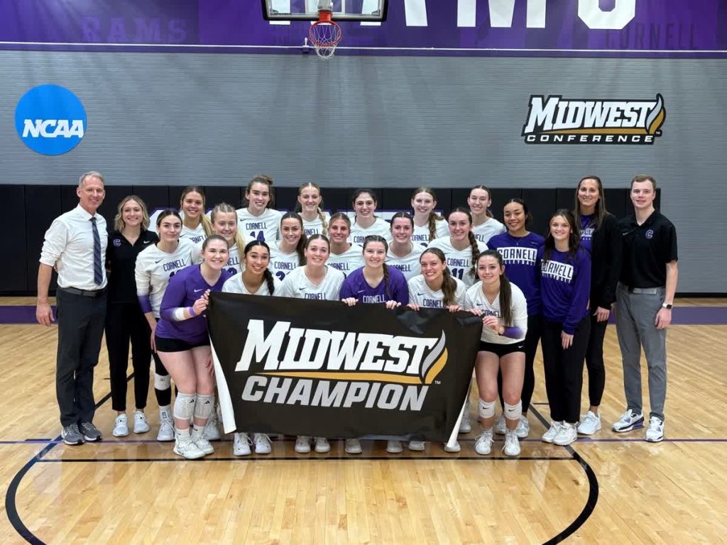 This is a picture of my team after we won our conference during the 2025- 2026 season.