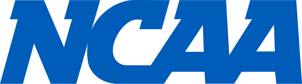 The logo for the NCAA.