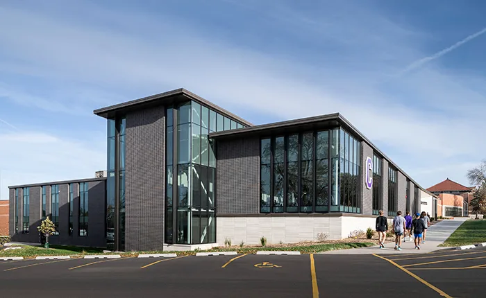 This is the Small Athletic and Wellness Center at Cornell College. It is where many of the athletic events are hosted.